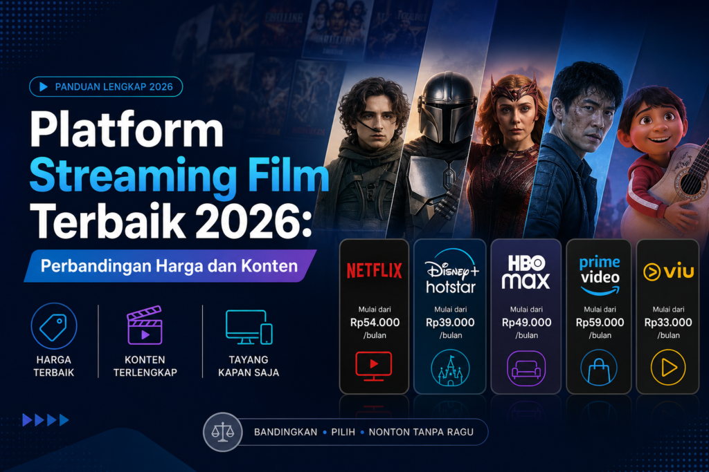 streaming - Platform Streaming Film Terbaik 2026: Perbandingan Harga dan Konten