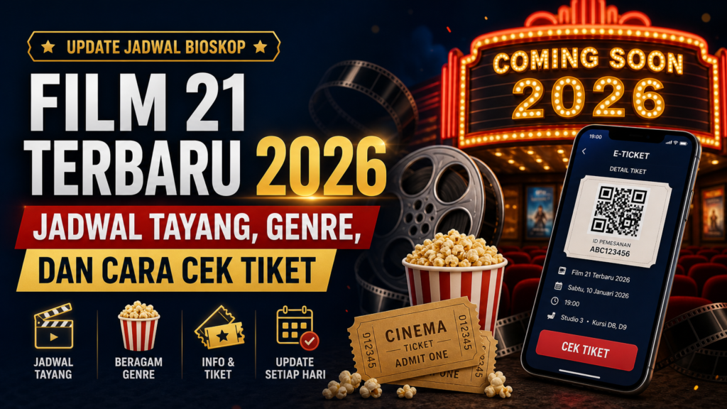 film - Film 21 Terbaru 2026: Jadwal Tayang, Genre, dan Cara Cek Tiket