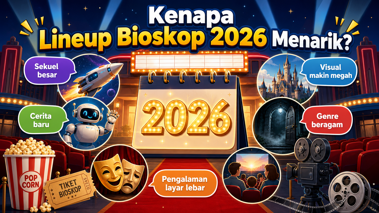 Kenapa Lineup Bioskop 2026 Menarik? - film
