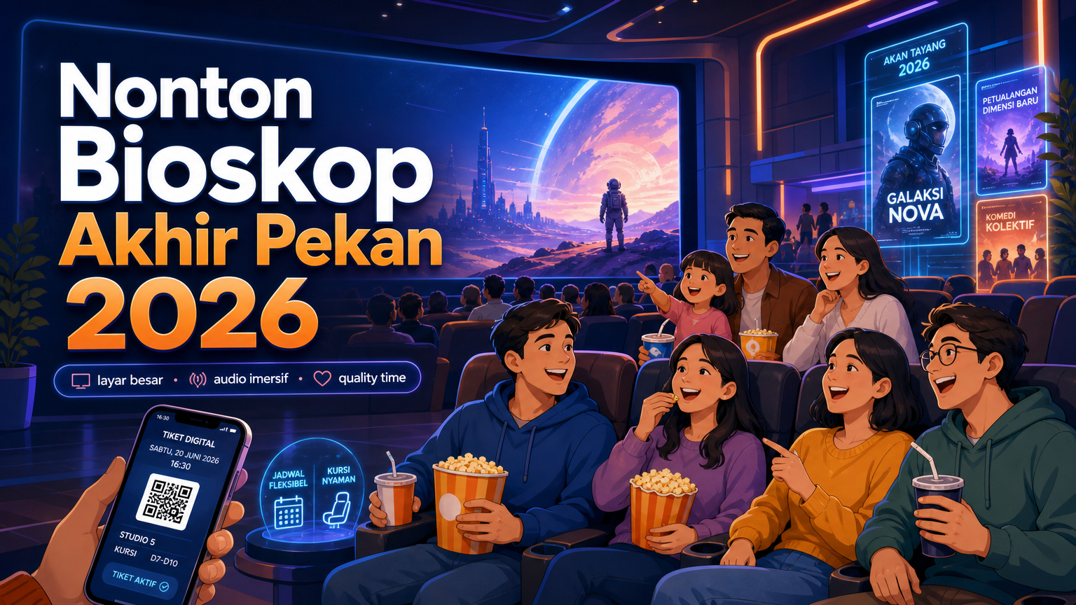 Kenapa Nonton Bioskop Masih Jadi Pilihan Akhir Pekan 2026? - film