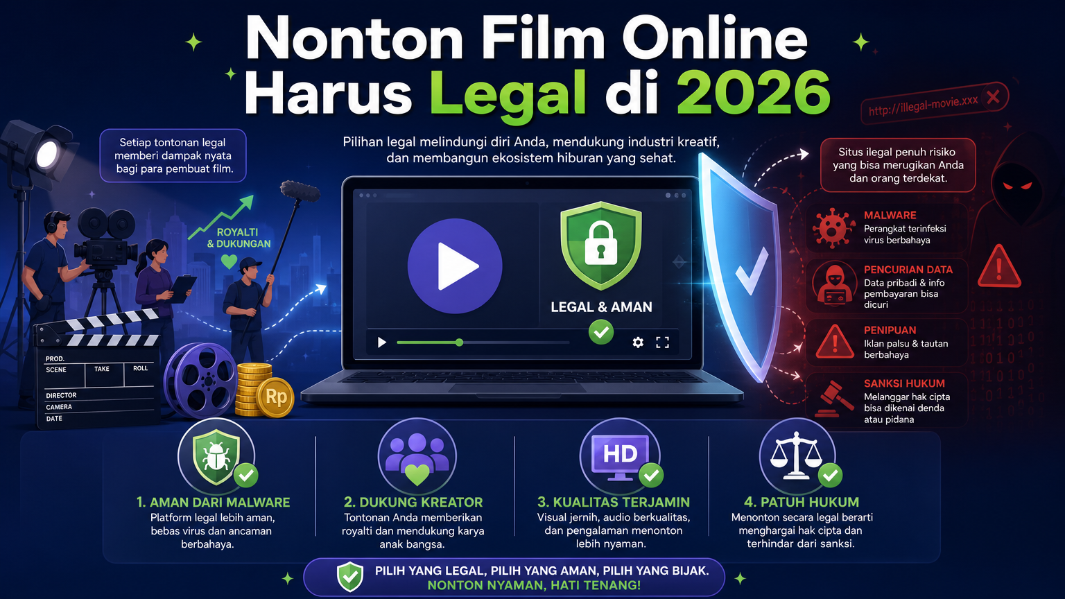 Mengapa Nonton Film Online Harus Legal pada 2026? - movie