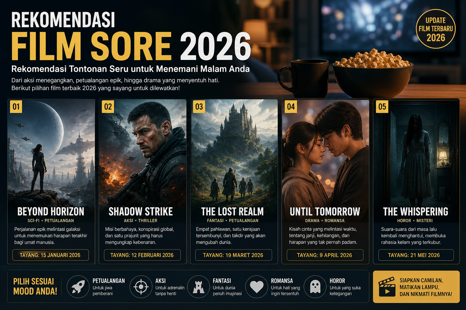 Rekomendasi Film Sore 2026 - film