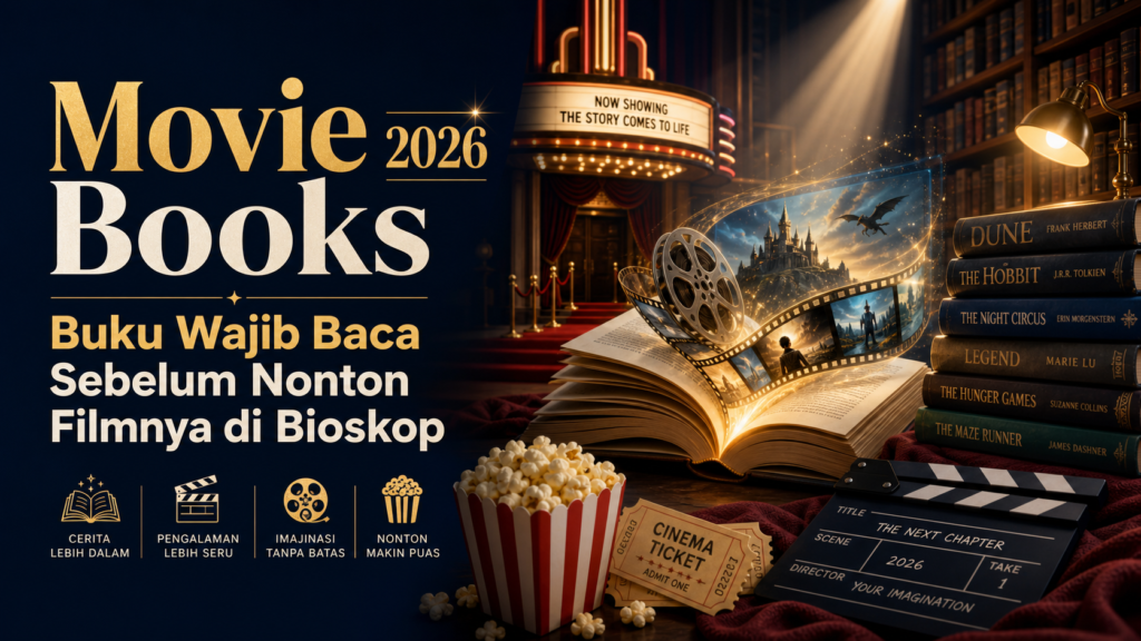 adaptasi - Movie Books 2026: Buku Wajib Baca Sebelum Nonton Filmnya di Bioskop