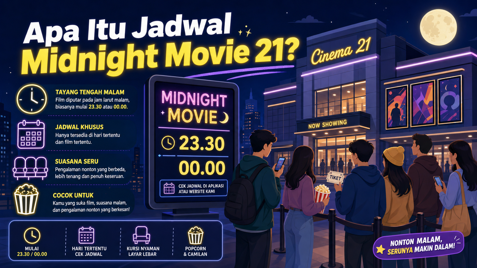 Apa Itu Jadwal Midnight Movie 21? - movie