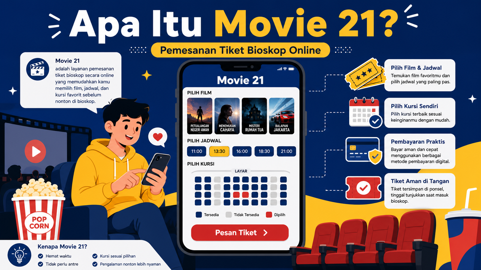 Apa Itu Movie 21 dalam Konteks Pemesanan Tiket Bioskop? - movie