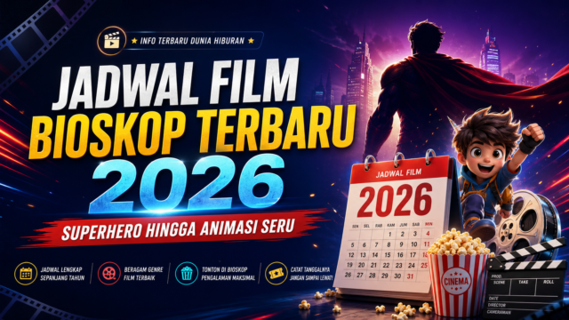 film - Jadwal Film Bioskop Terbaru 2026: Superhero hingga Animasi Seru