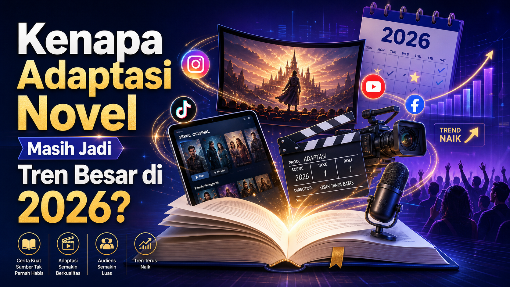 Kenapa Adaptasi Novel Masih Jadi Tren Besar di 2026? - novel