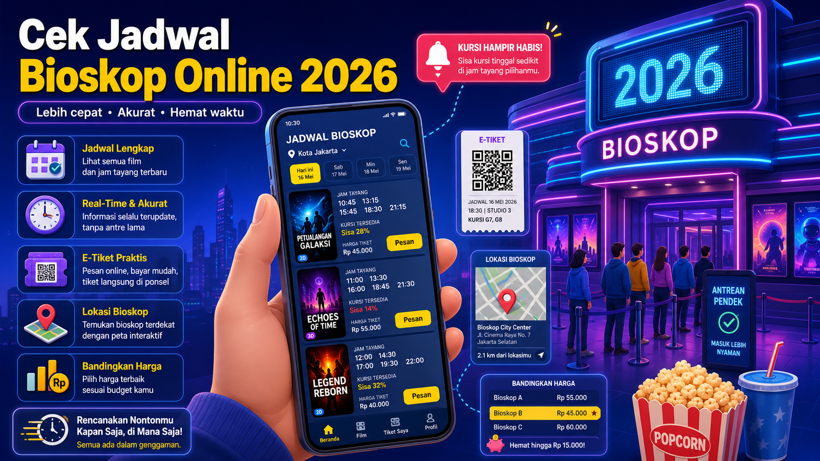 Kenapa Cek Jadwal Bioskop Online Jadi Penting pada 2026? - movie