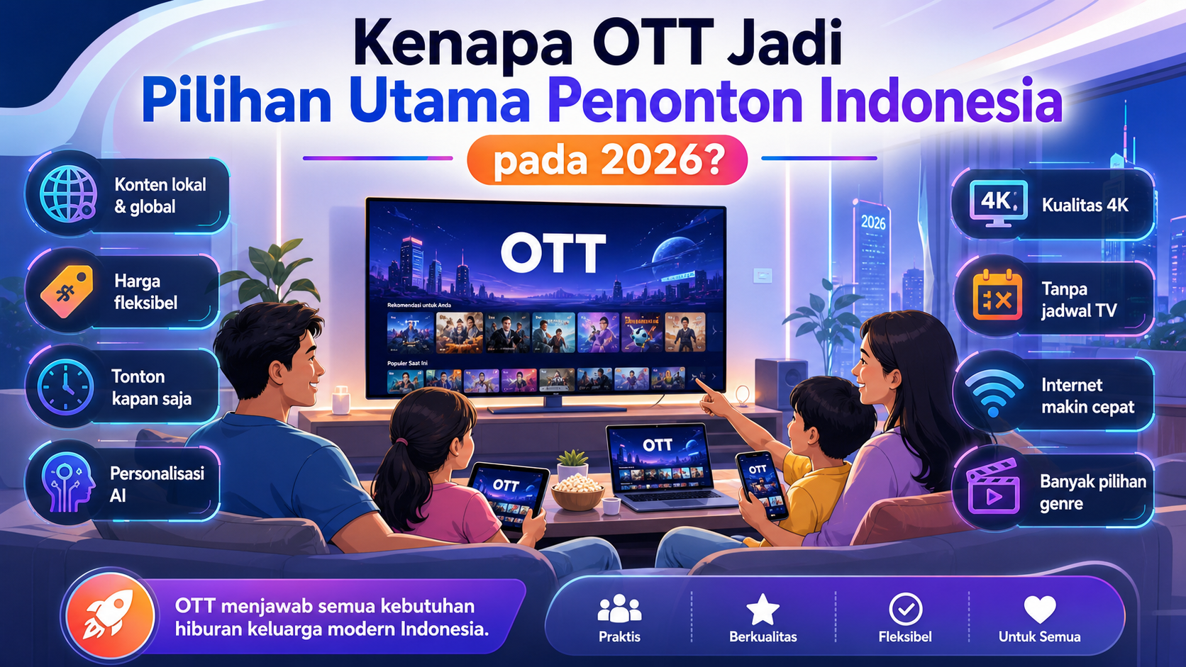 Kenapa OTT Jadi Pilihan Utama Penonton Indonesia pada 2026? - film