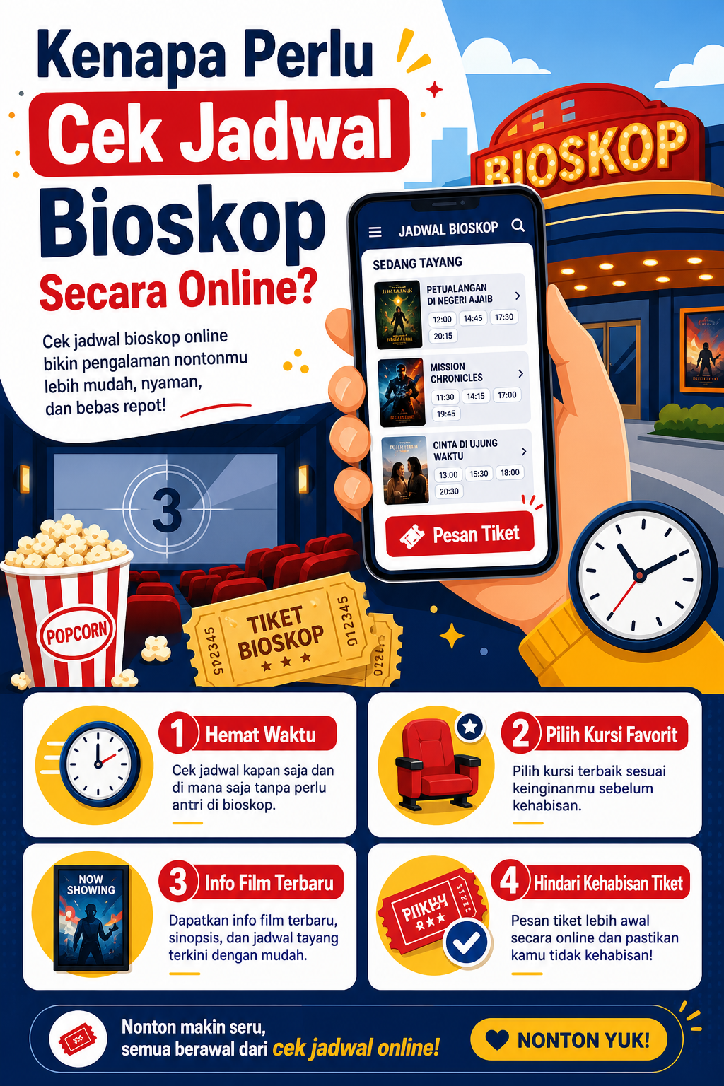 Kenapa Perlu Cek Jadwal Bioskop Secara Online? - bioskop