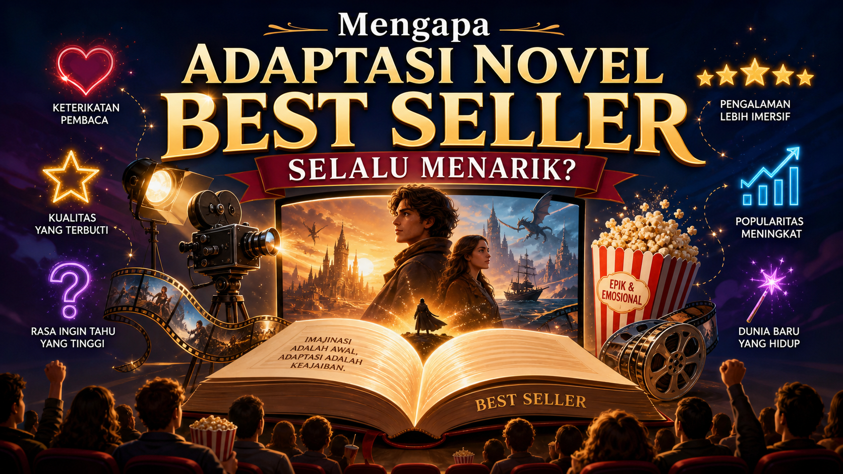 Mengapa Adaptasi Novel Best Seller Selalu Menarik? - movie