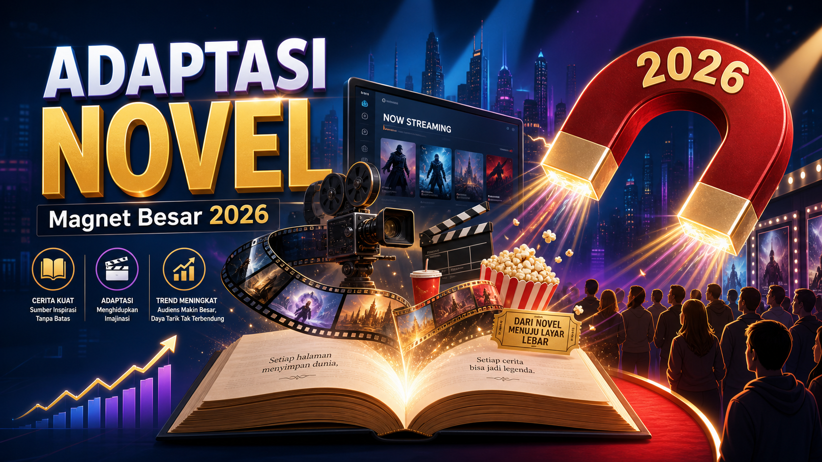 Mengapa Adaptasi Novel Jadi Magnet Besar di 2026? - movie