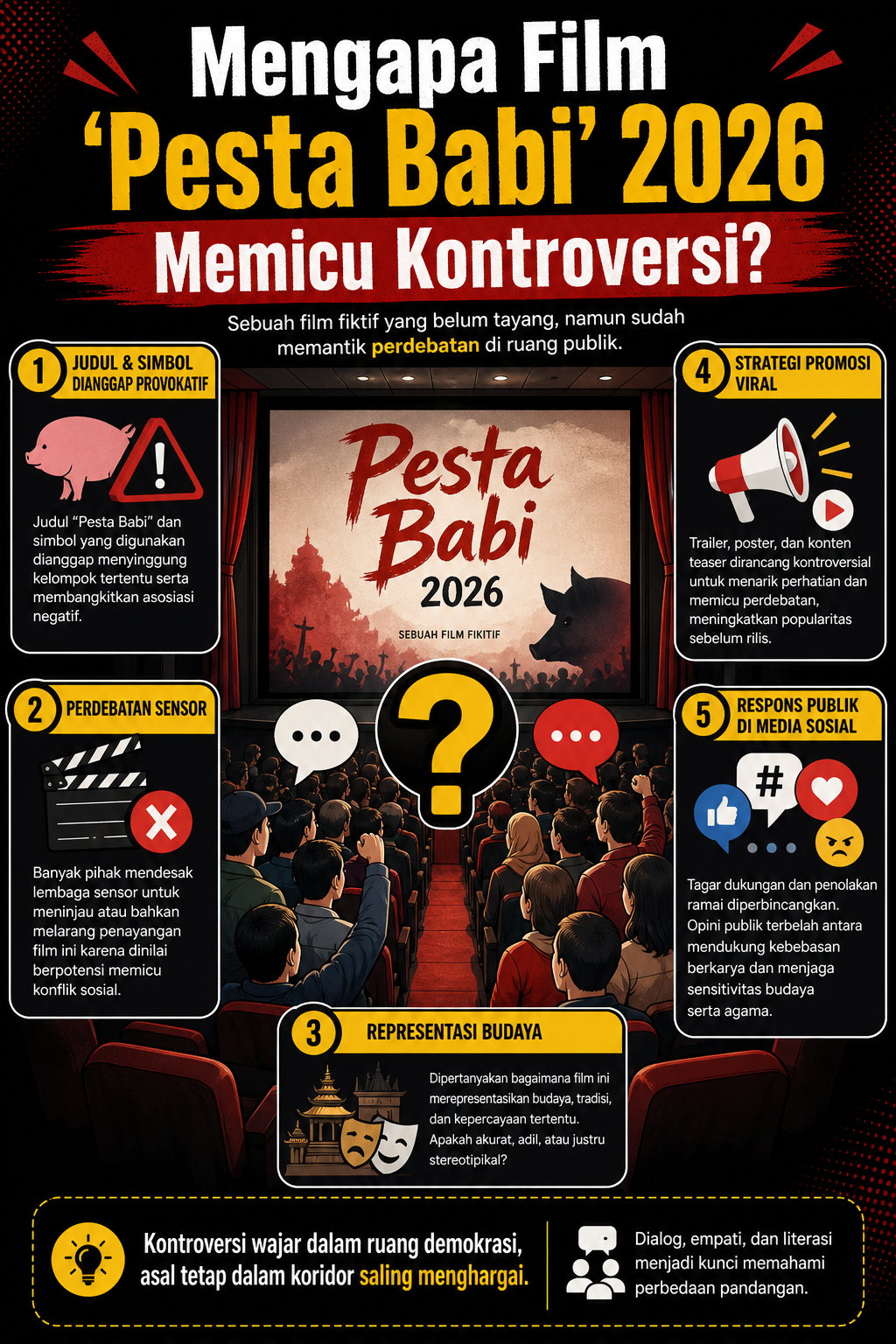 Mengapa Film Pesta Babi 2026 Memicu Kontroversi? - pesta