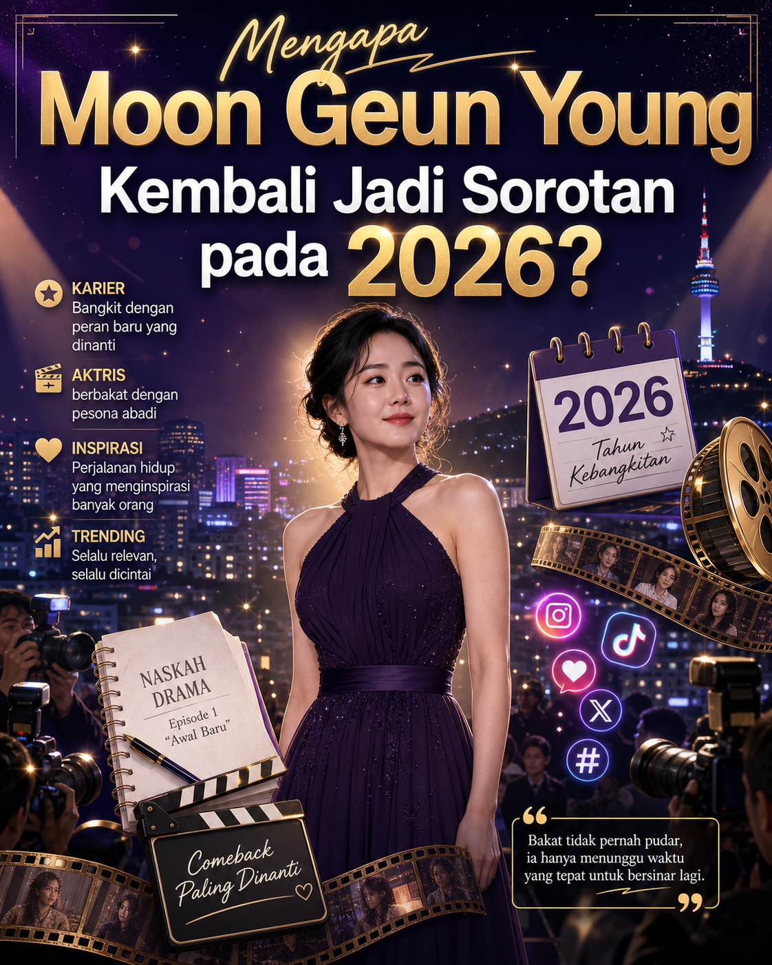 Mengapa Moon Geun Young Kembali Jadi Sorotan pada 2026? - moon