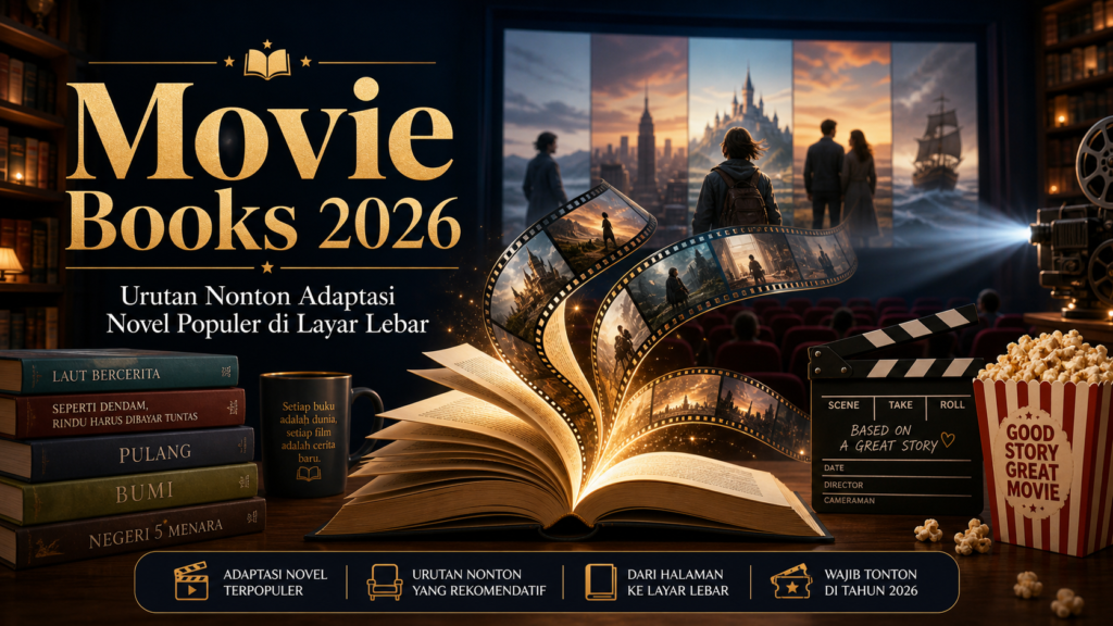 movie - Movie Books 2026: Urutan Nonton Adaptasi Novel Populer di Layar Lebar