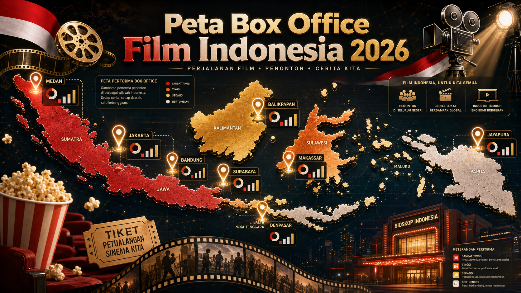 Peta Box Office Film Indonesia 2026 - film
