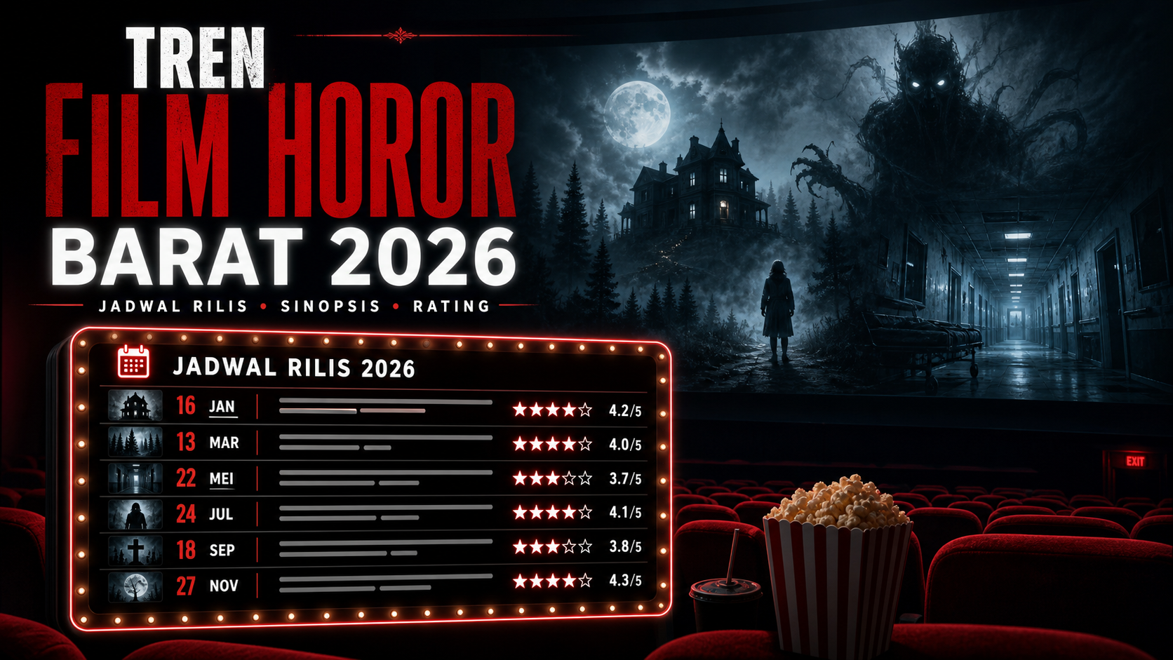 Tren Film Horor Barat 2026 - horor