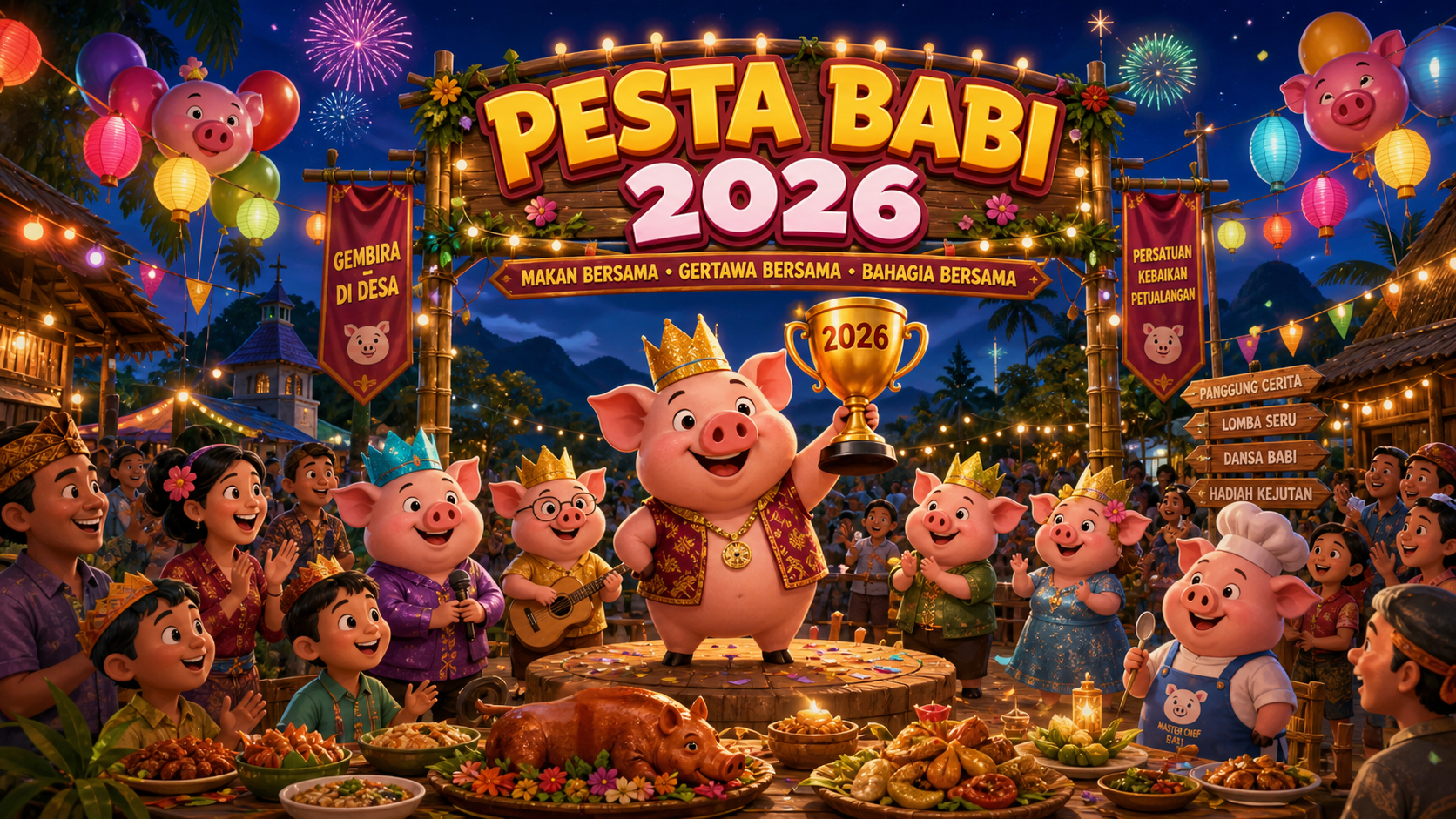 Gambaran Umum Cerita Pesta Babi 2026 - pesta