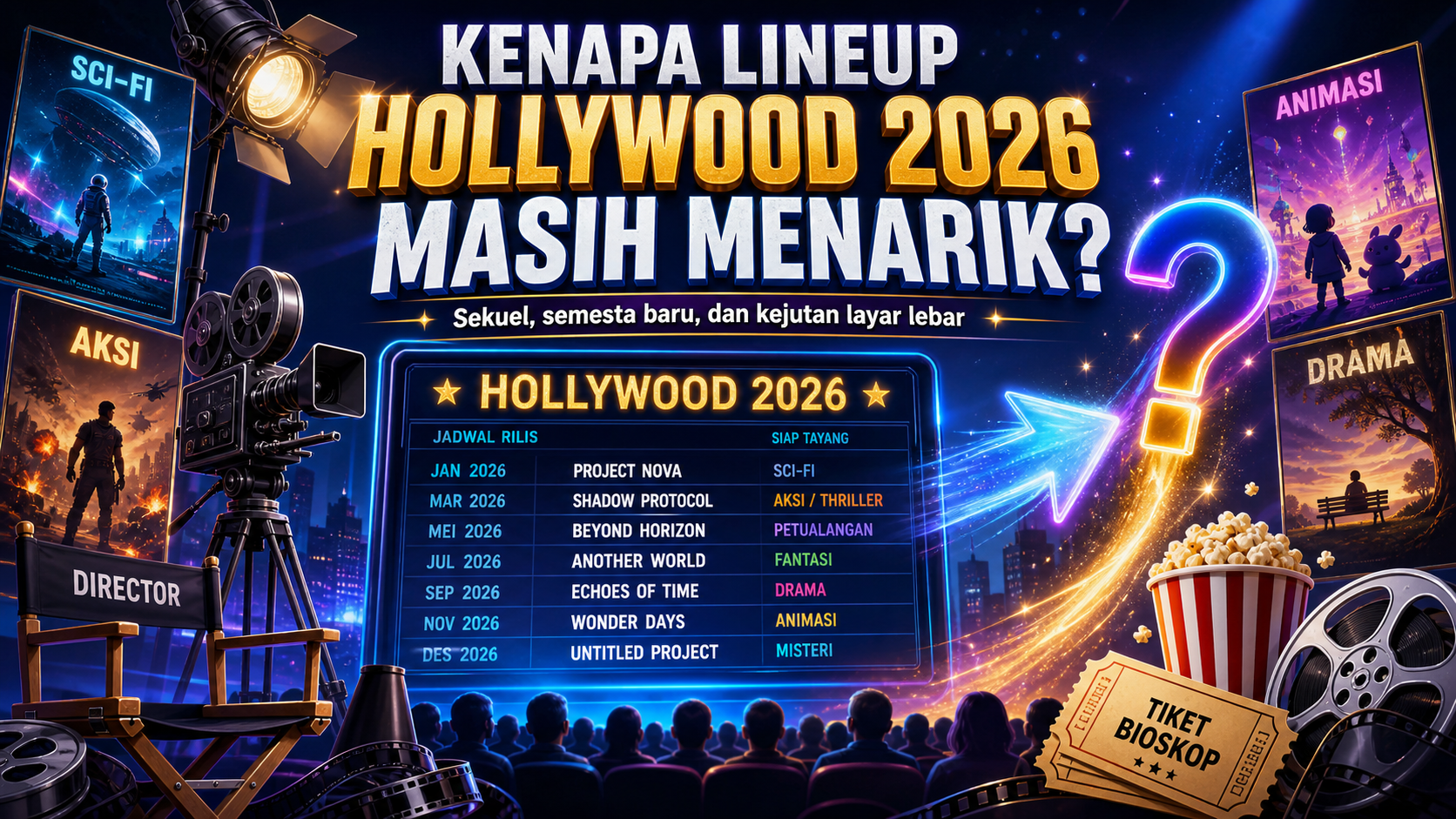 Kenapa Lineup Hollywood 2026 Masih Menarik? - hollywood