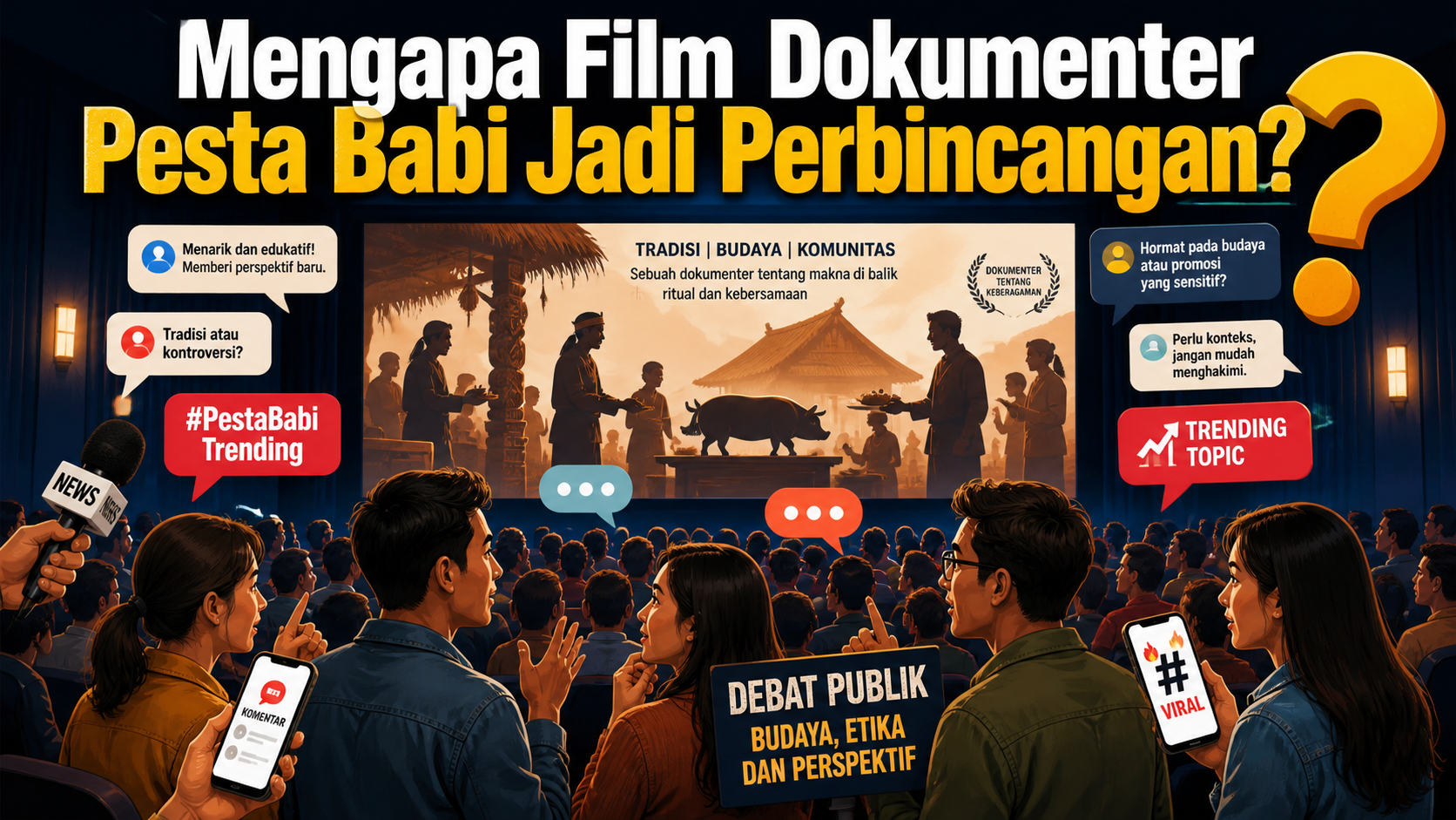 Mengapa Film Dokumenter Pesta Babi Jadi Perbincangan? - pesta