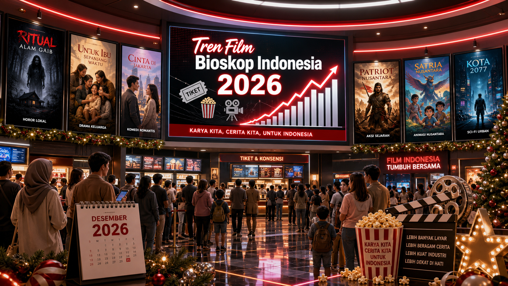 Tren Film Bioskop Indonesia Menjelang Akhir 2026 - film