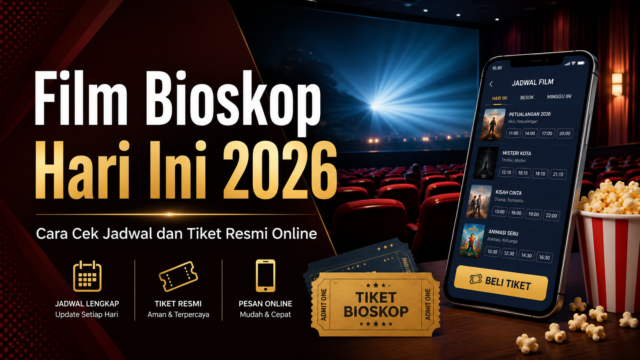 bioskop - Film Bioskop Hari Ini 2026: Cara Cek Jadwal dan Tiket Resmi Online