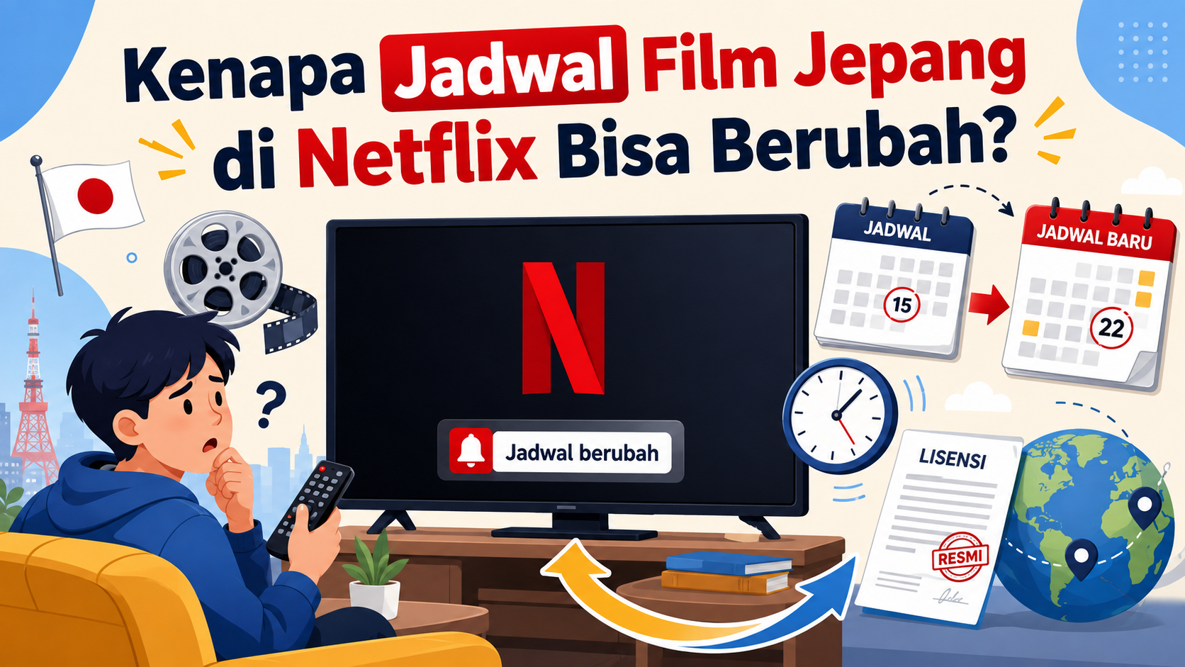 Kenapa Jadwal Film Jepang di Netflix Bisa Berubah? - jepang