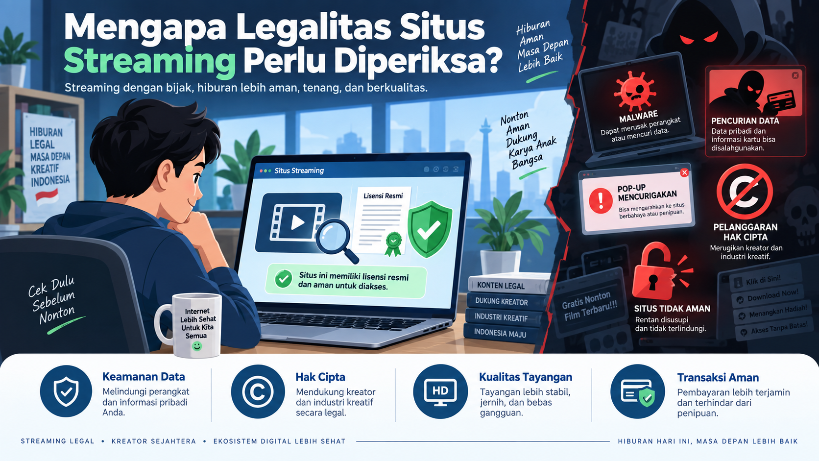 Mengapa Legalitas Situs Streaming Perlu Diperiksa? - moviebook