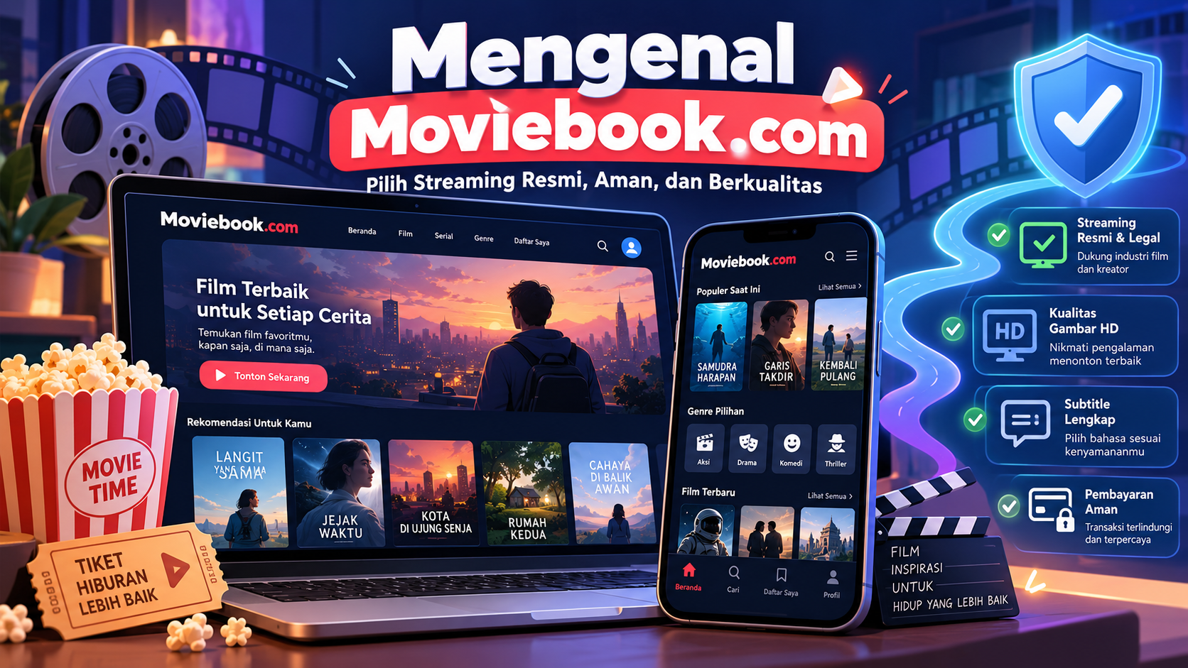 Mengenal Moviebook.com dan Streaming Resmi - moviebook