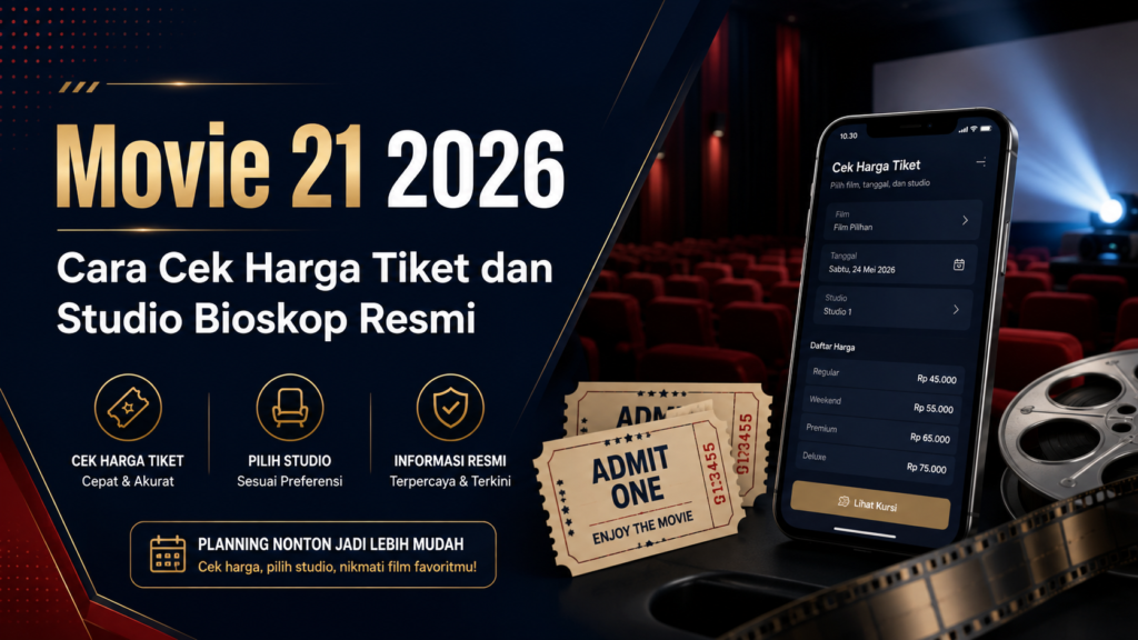 movie - Movie 21 2026: Cara Cek Harga Tiket dan Studio Bioskop Resmi