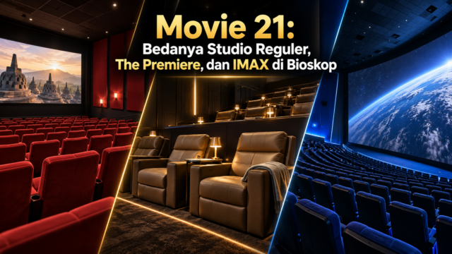 movie - Movie 21: Bedanya Studio Reguler, The Premiere, dan IMAX di Bioskop