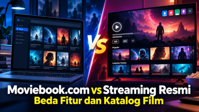 moviebook - Moviebook.com vs Streaming Resmi: Beda Fitur dan Katalog Film