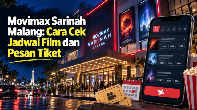 movimax - Movimax Sarinah Malang: Cara Cek Jadwal Film dan Pesan Tiket