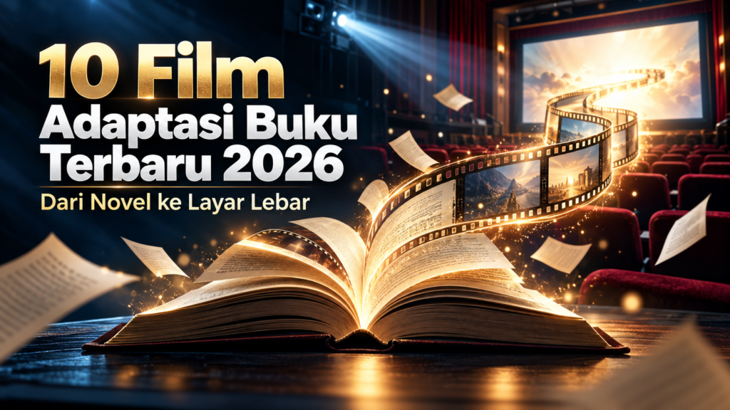 adaptasi - 10 Film Adaptasi Buku Terbaru 2026, dari Novel ke Layar Lebar