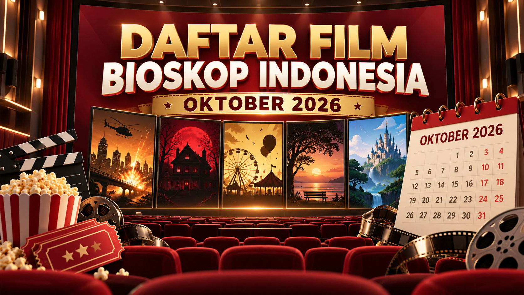 Daftar Film Bioskop Indonesia Oktober 2026 - film
