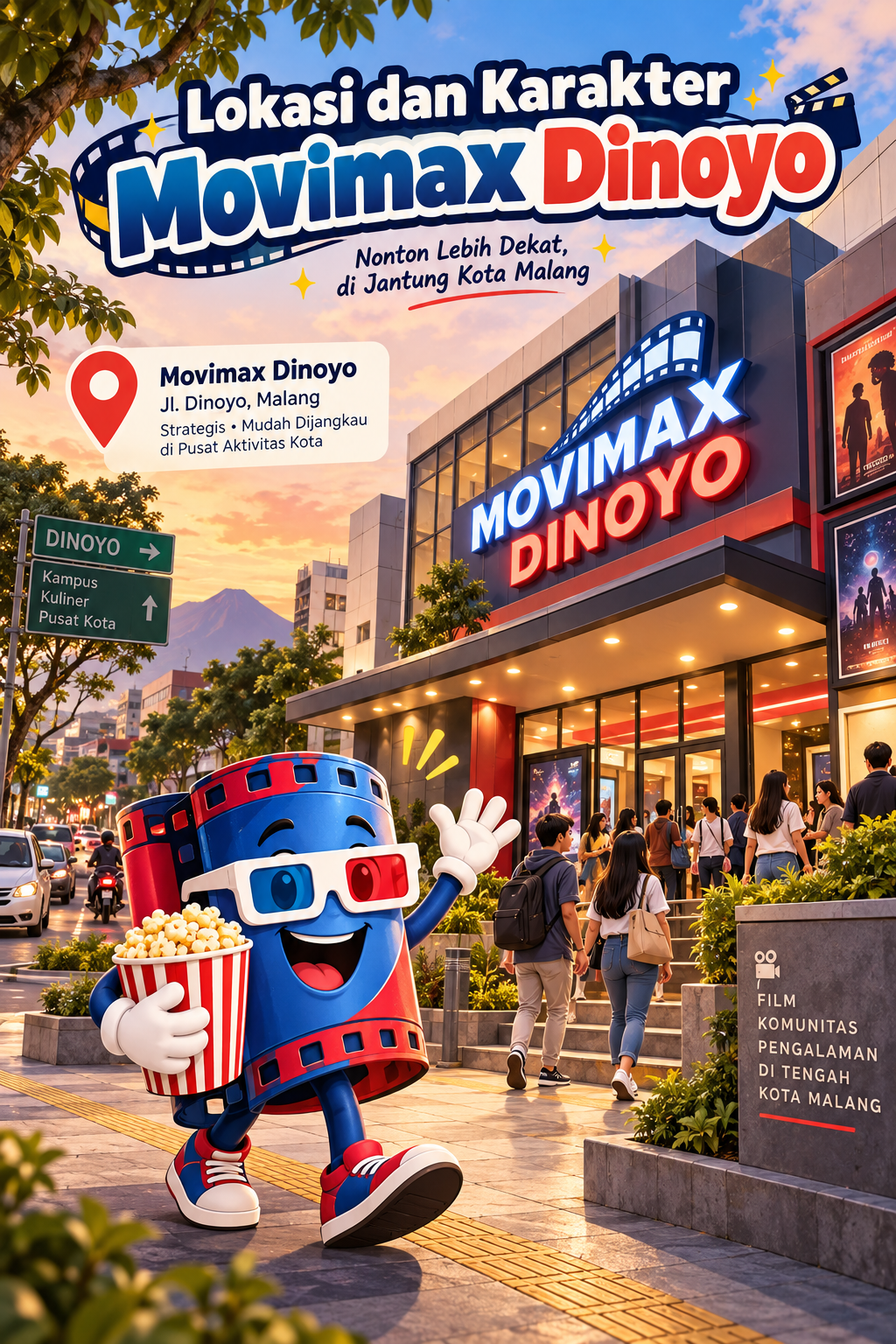 Lokasi dan Karakter Movimax Dinoyo - movimax