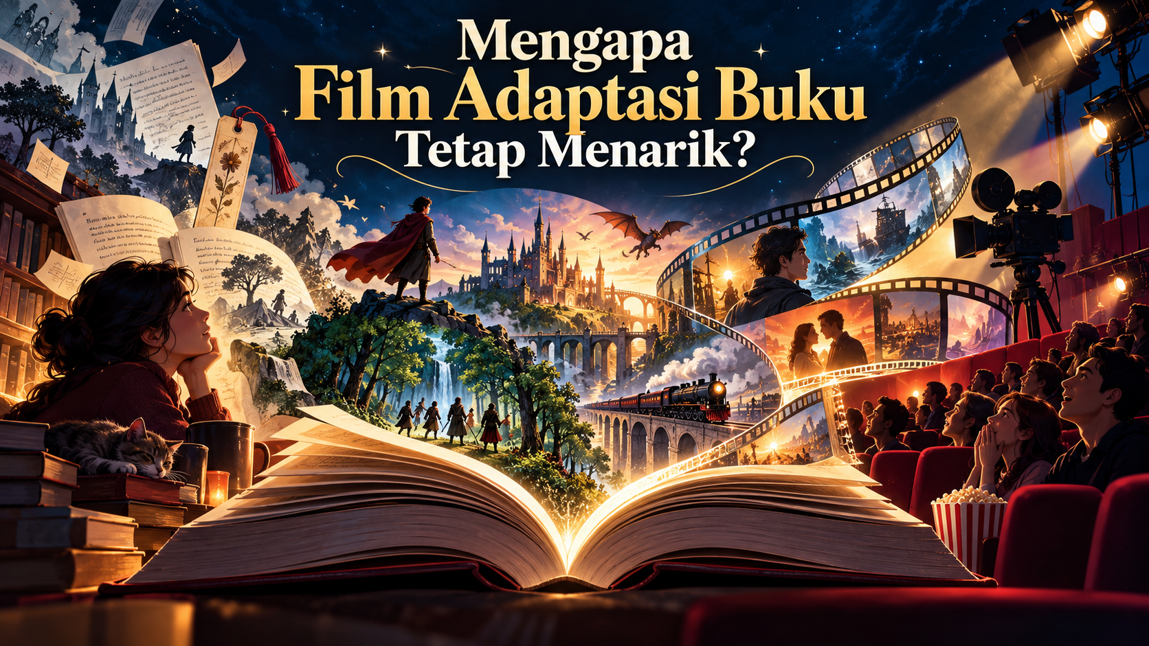 Mengapa Film Adaptasi Buku Tetap Menarik? - adaptasi
