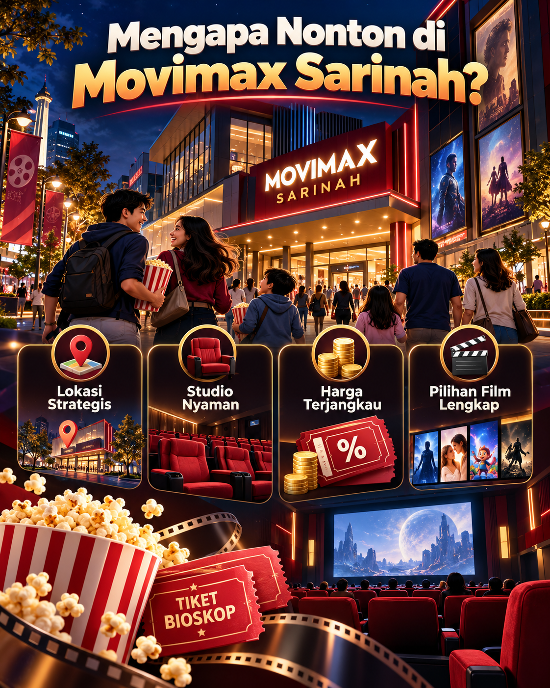 Mengapa Nonton di Movimax Sarinah? - movimax